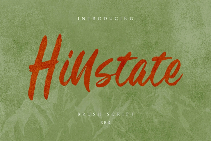 Hillstate Font Font Download