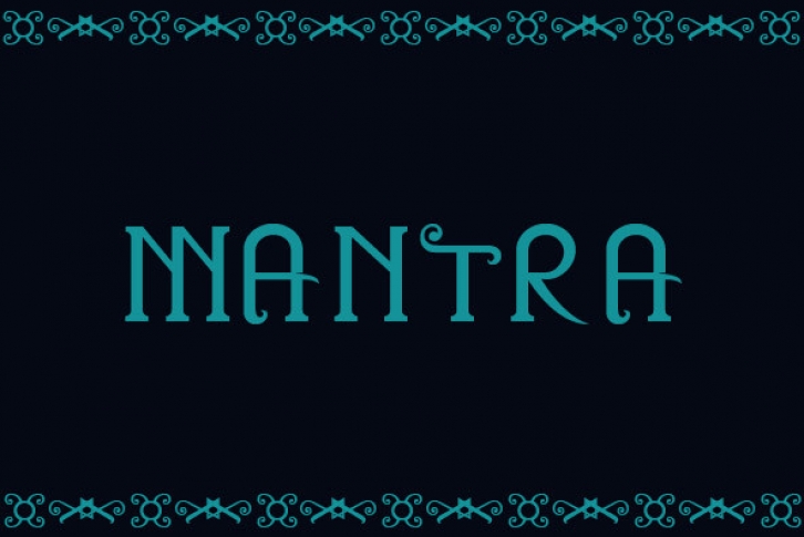 Mantra Font Font Download