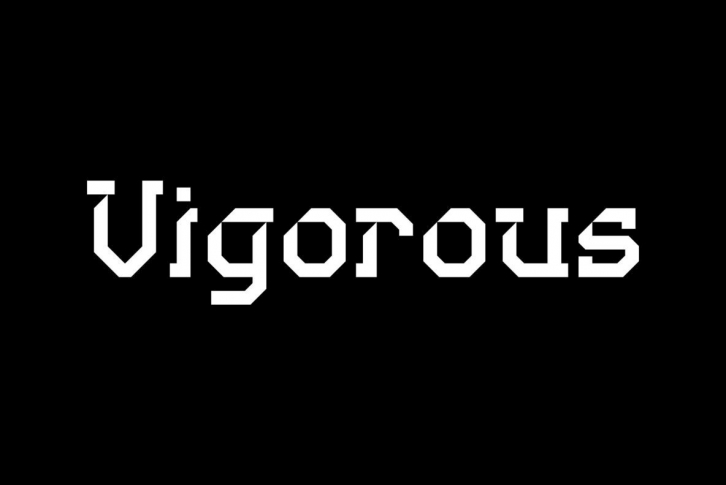 Vigorous Font Font Download