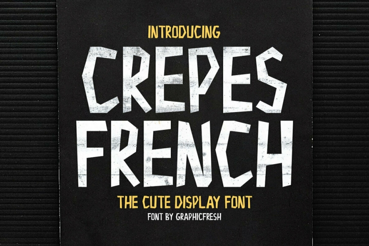 Crepes French Font Font Download