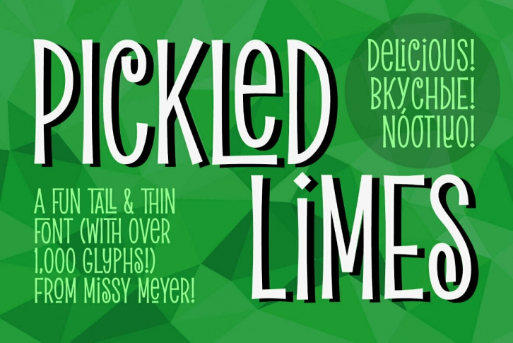 Pickled Limes Font Font Download