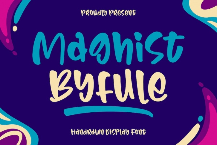 Maghist Byfule Handwritten Display Font Font Download