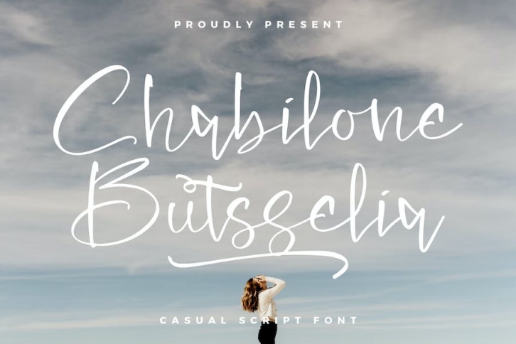 Chabilone Butsselia Casual Script Font Font Download