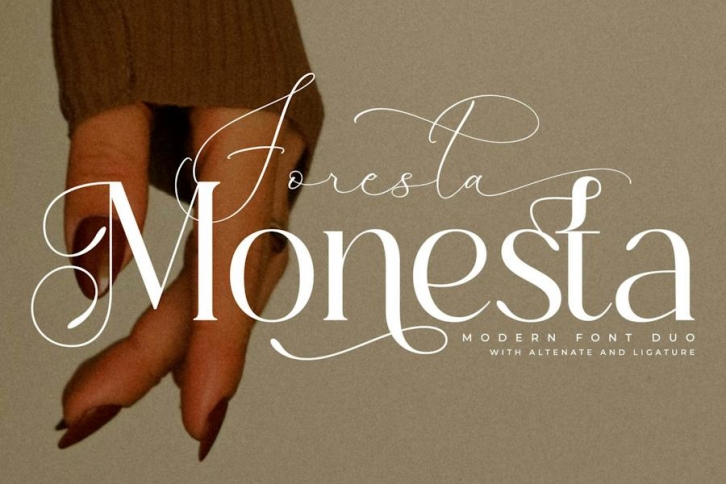 Foresta Monesta Modern Font Duo Font Download