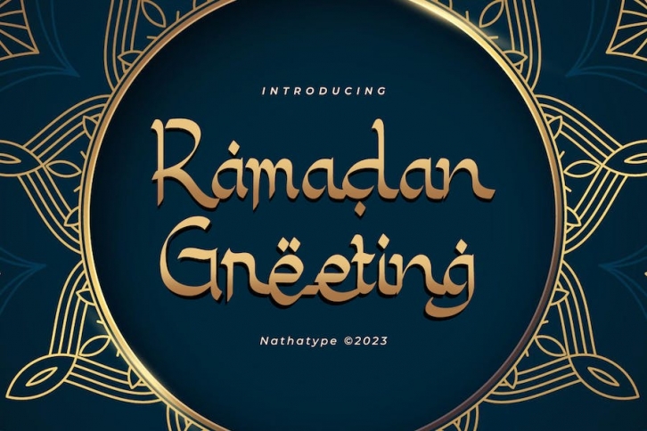 Ramadan Greeting Font Download