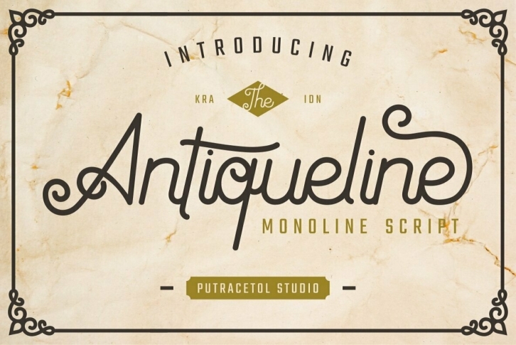 Antiqueline Font Font Download