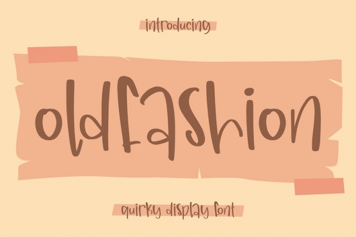 Oldfashion Quirky Display Font Font Download