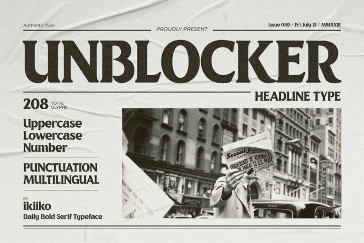 Unblocker Font Font Download