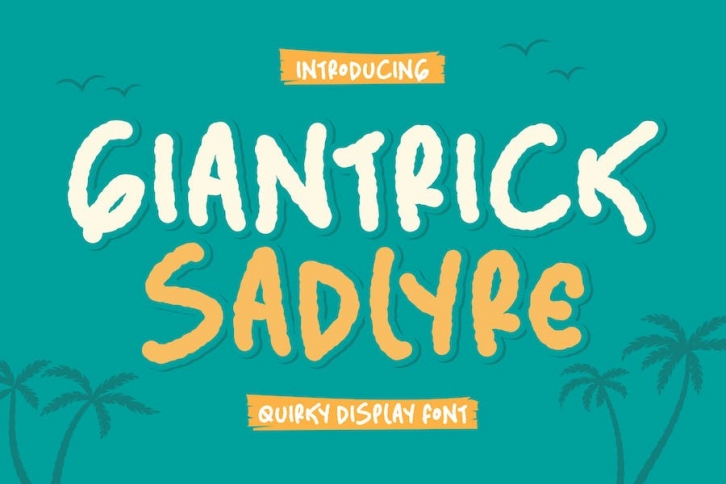 Giantrick Sadlyre Quirky Display Font Font Download