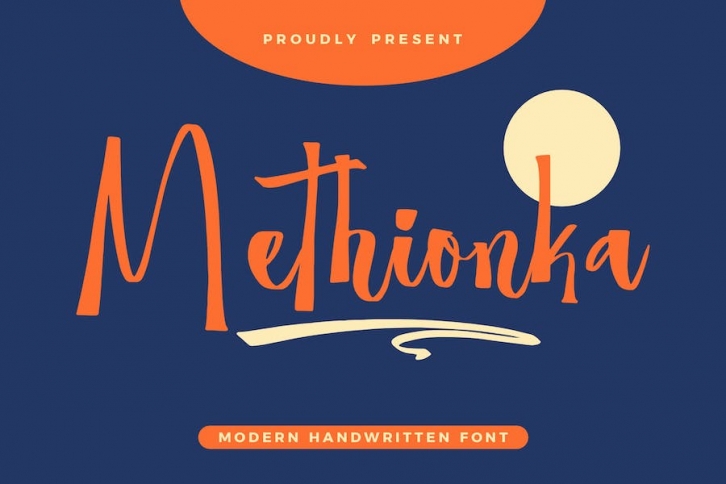 Methionka Modern Handwritten Font Font Download