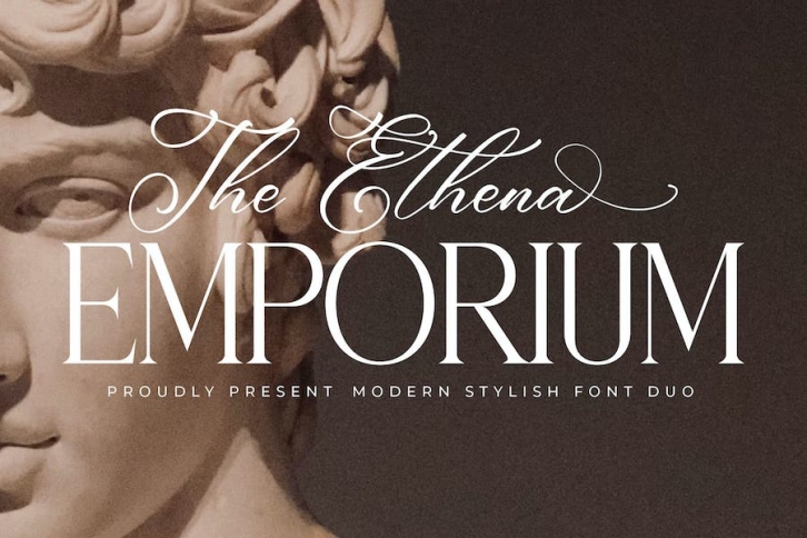 Ethena Emporium Font Duo Font Download