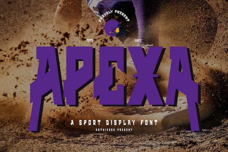 Apexa - Sport Display Font Font Download