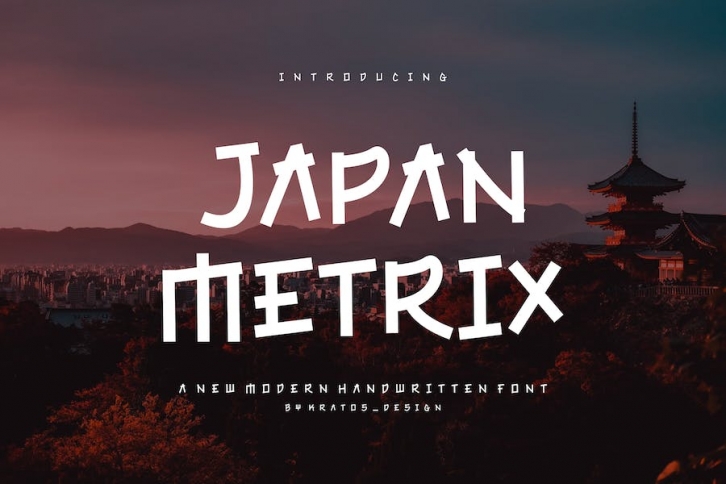Japan Metrix - Font Font Download