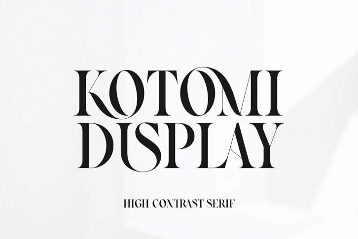 Kotomi Display Font Font Download