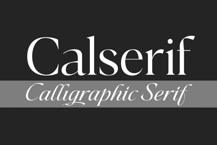Calserif Font Font Download