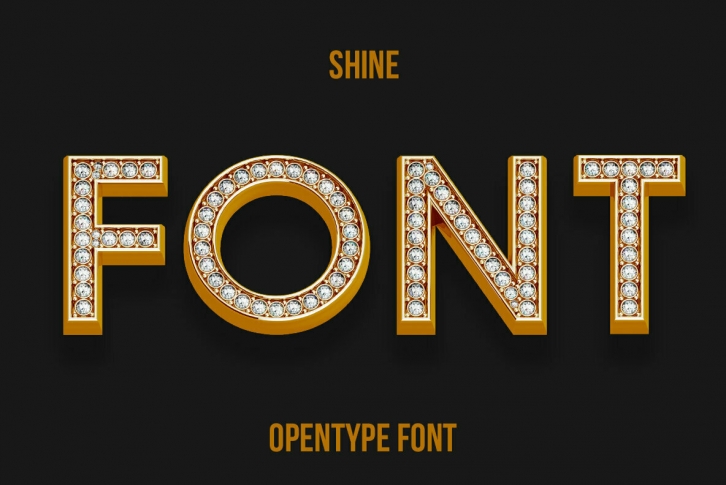 Shine SVG Font Font Download