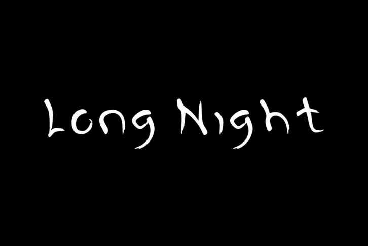 Long Night Font Font Download