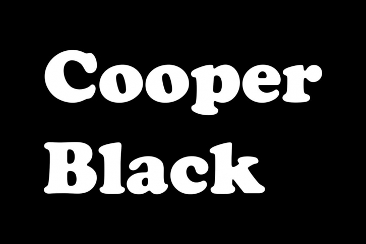Cooper Black Font Font Download