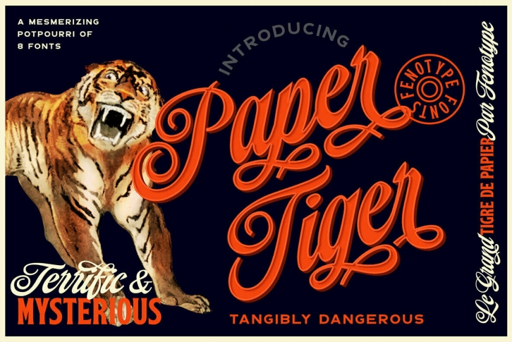 Paper Tiger Font Font Download