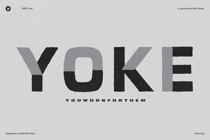 YWFT Yoke Font Font Download