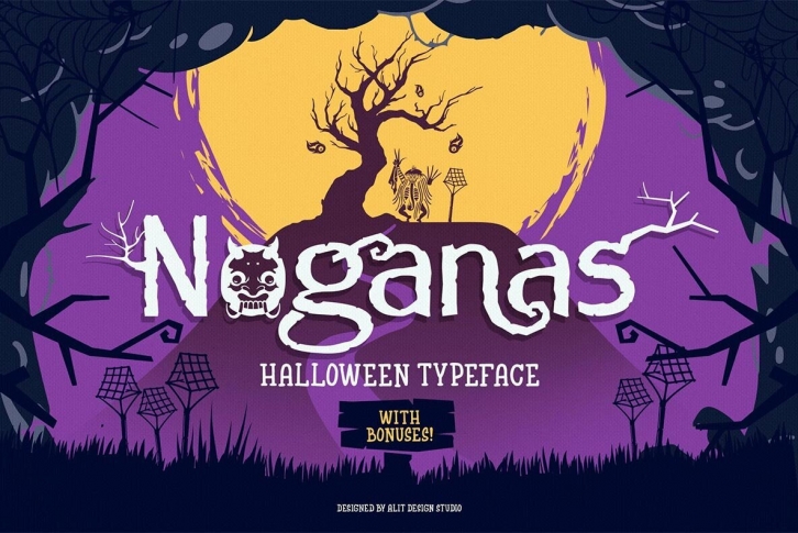 Noganas Halloween font Font Download