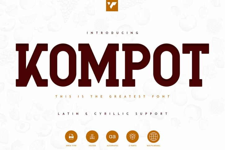 Kompot Slab Serif Font Font Download