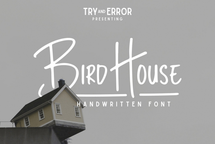 Bird House Font Font Download
