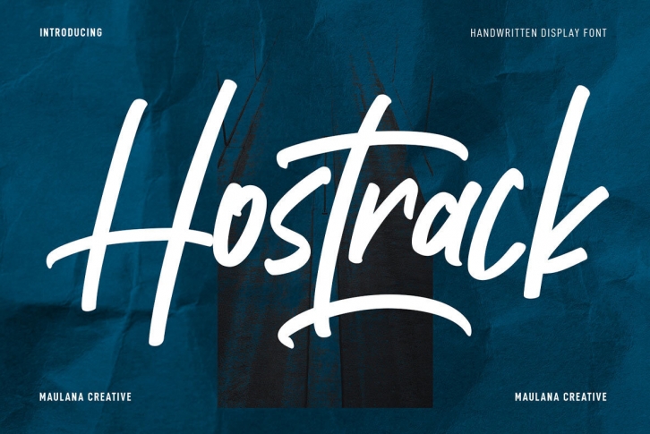 Hostrack Font Font Download