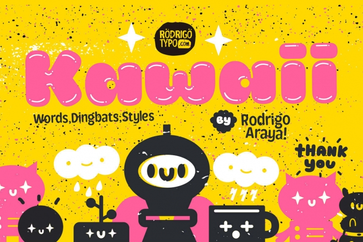 Kawaii RT Font Font Download