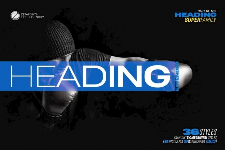 Heading Pro Extended Font Font Download