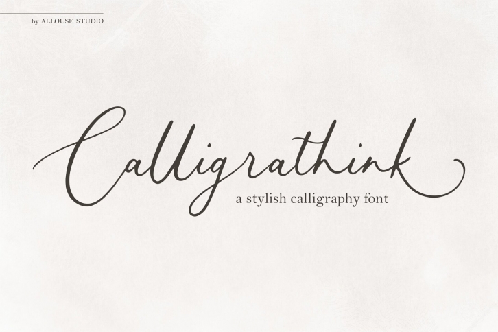 Calligrathink Font Font Download