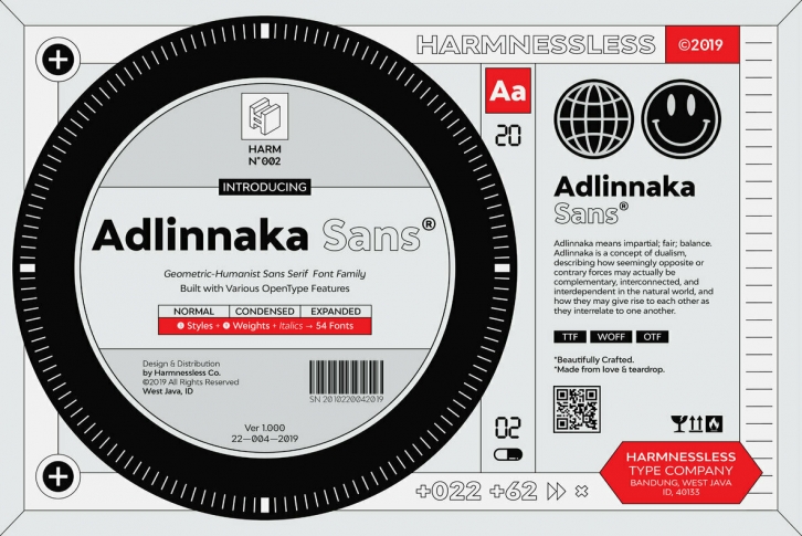 Adlinnaka Sans Font Font Download