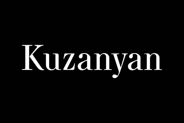 Kuzanyan Font Font Download