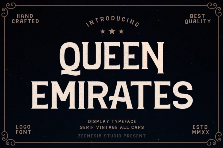 Queen Emirates Font Font Download