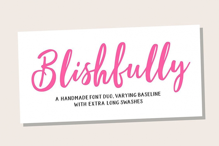 Blishfully Duo Font Download