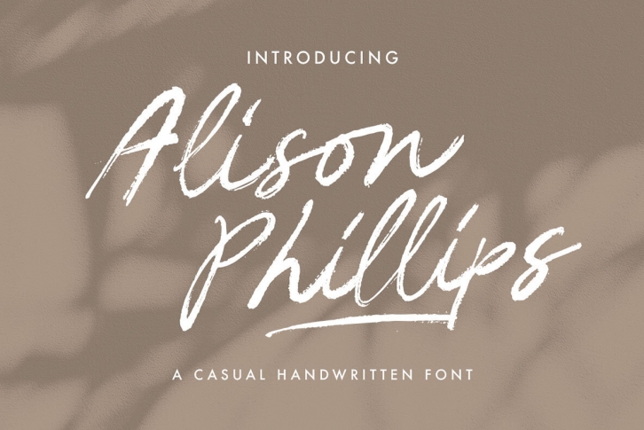 Alison Phillips Font Font Download