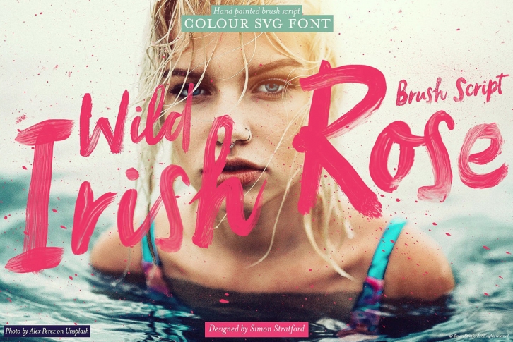 Wild Irish Rose Brush Script SVG Font Font Download