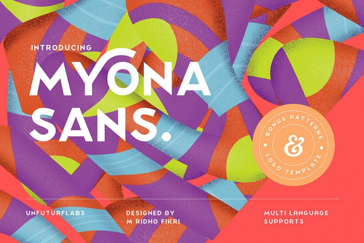 Myona Sans Display Font Font Download