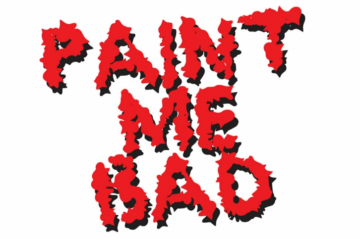 Paint Me Bad Font Font Download
