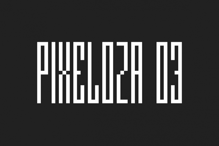 Pixeloza 03 Font Font Download
