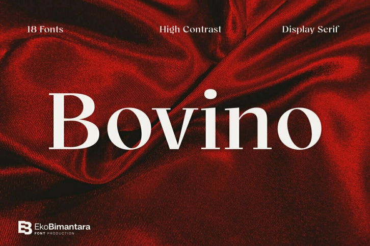 Bovino Font Font Download