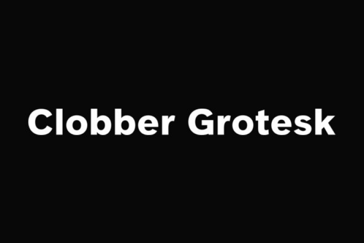 Clobber Grotesk Font Font Download