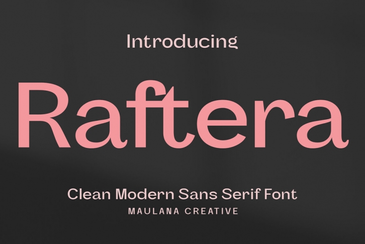 Raftera Font Font Download