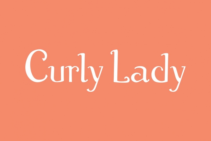 Curly Lady Font Font Download