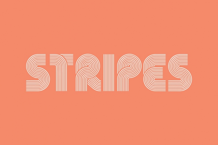 Stripes Font Font Download