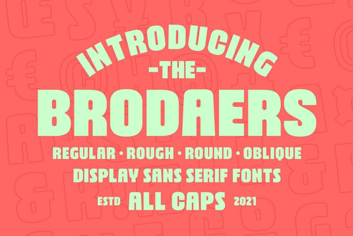 Brodaers Font Font Download