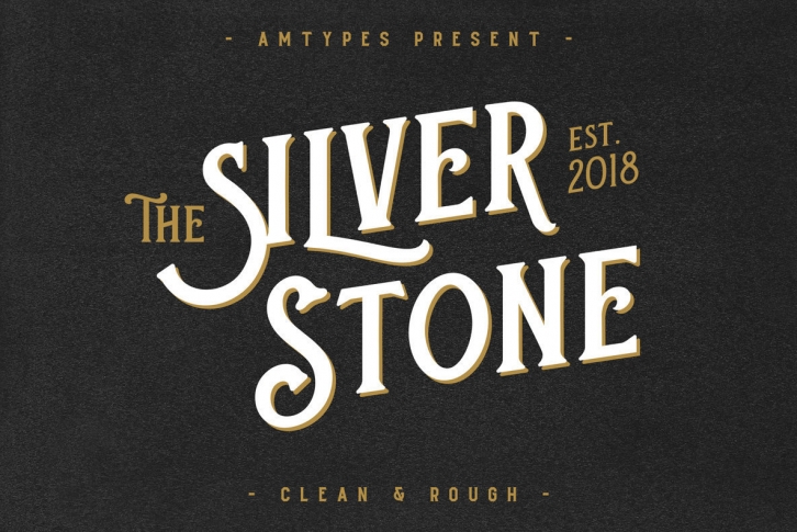 Silver Stone Font Font Download