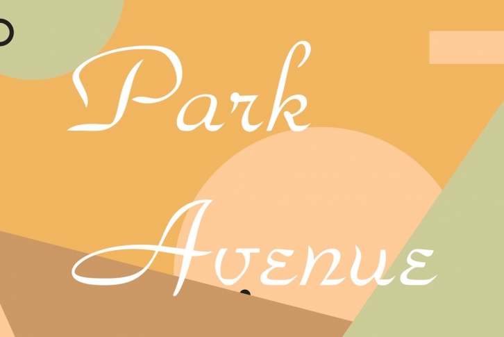 Park Avenue Font Font Download