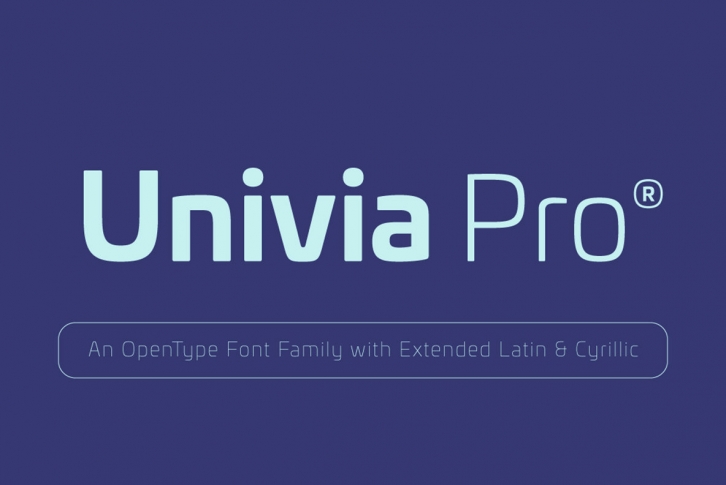 Univia Pro Font Font Download