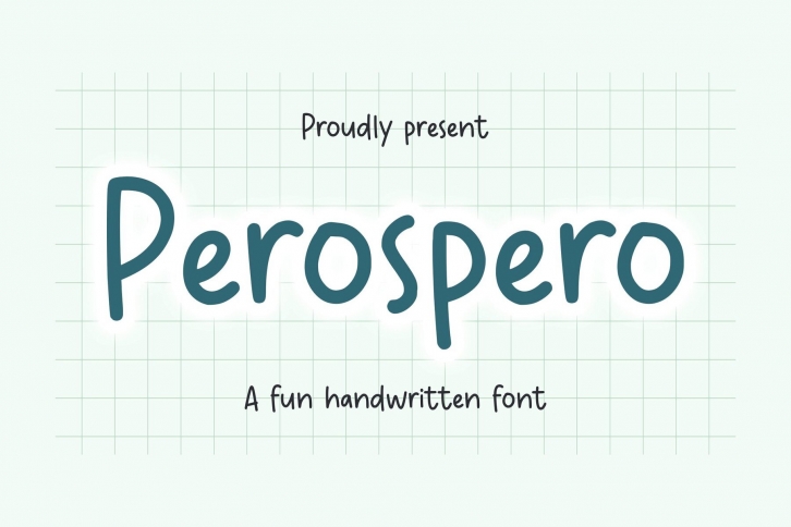 Perospero Font Font Download